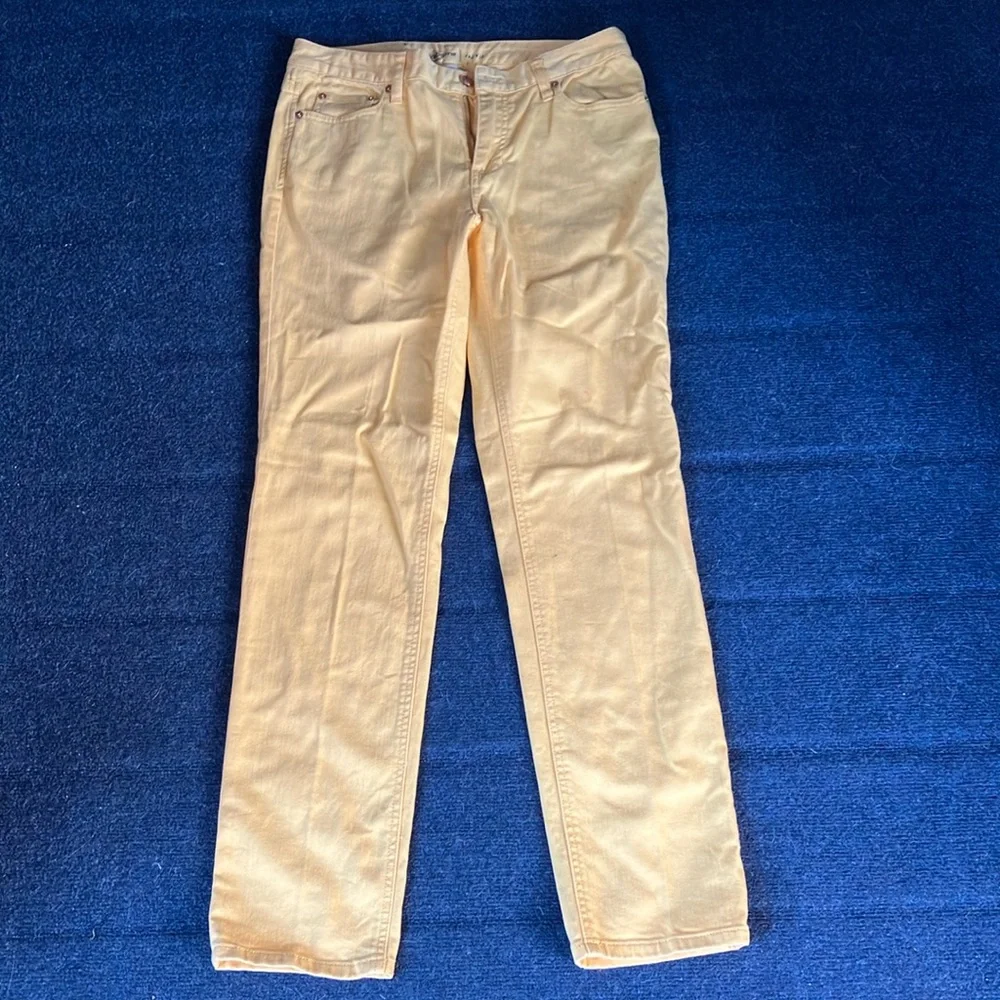 Liz Claiborne Tan Straight Leg Jeans